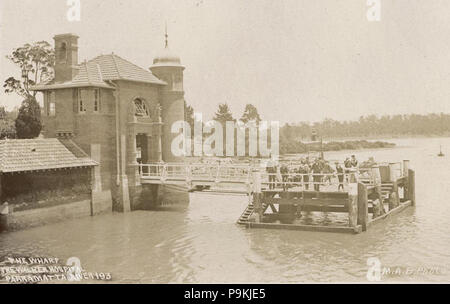 275 73814 SLNSW Il Wharf Walker Ospedale Fiume Parramatta compresa la Thomas Walker convalescente ospedale Foto Stock