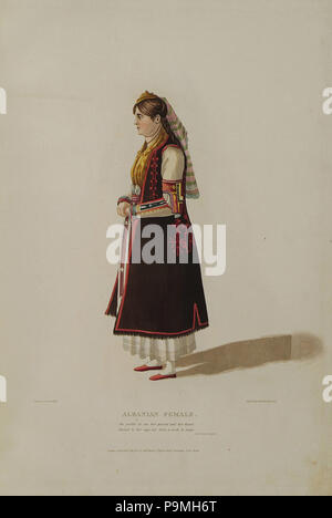 108 femmina albanese - Cartwright Joseph - 1822 Foto Stock