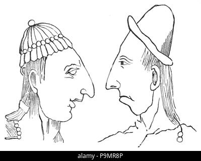 166 Atlantis - Il mondo antidiluviana 1882 p272 Foto Stock