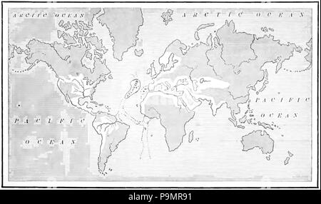 166 Atlantis - Il mondo antidiluviana 1882 p295 Foto Stock