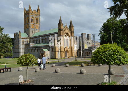 Buckfast Abbey, Devon, Inghilterra Foto Stock