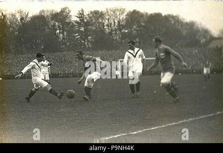 29 1909 finale di FA Cup Foto Stock