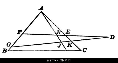 82 Una storia della matematica (1893) - 74 Foto Stock