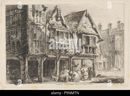 82 Una casa nella strada forestale da CUITT, George, il giovane - GMII Foto Stock