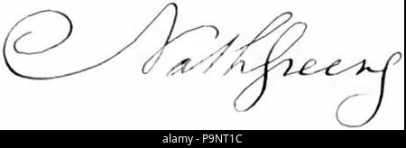 144 Appletons' Greene Nathanael firma Foto Stock