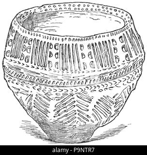 164 Atlantis - Il mondo antidiluviana 1882 p142 Foto Stock