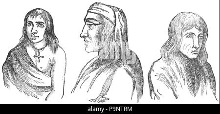 164 Atlantis - Il mondo antidiluviana 1882 p187 Foto Stock