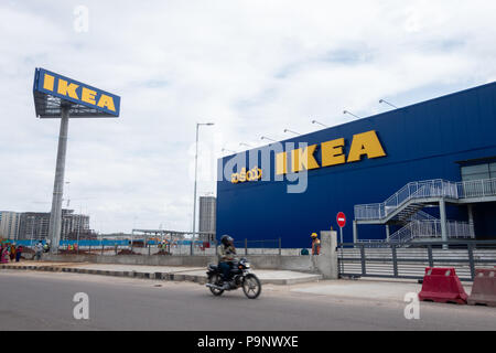 Mobili svedese IKEA gigante si apre il suo primo negozio in India Su agosto 09,2018 nella città meridionale di Hyderabad.It è stata programmata per aprire a luglio Foto Stock