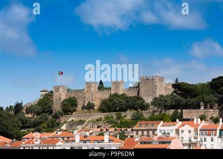 Vista di Lisbona Foto Stock