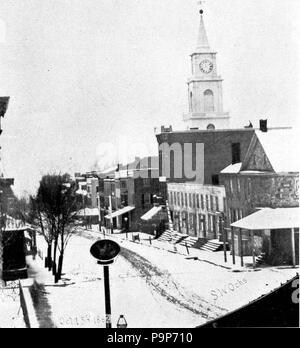 19 1862 - blocco 600 Hamilton strada guardando a sud-est Allentown PA Foto Stock