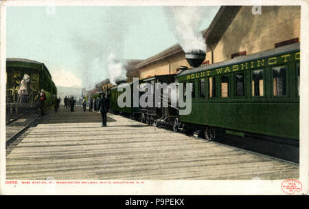 186 La stazione base, Washington Mt Railway (BNI 5968) Foto Stock