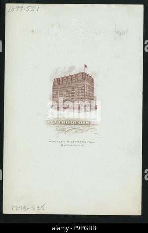 540 LA CENA (detenute da) Grand Union (a) "Saratoga Springs, (NY)" (HOTEL;) (NYPL ADE-271752-4000006329) Foto Stock