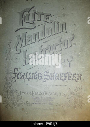 152 Cara Shaeffer Elite mandolino istruttore Foto Stock