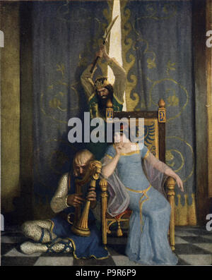 230 ragazzi King Arthur - N. C. Wyeth - p190 Foto Stock