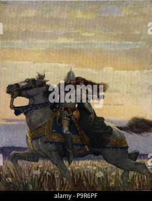 230 ragazzi King Arthur - N. C. Wyeth - p278 Foto Stock