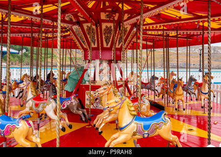 Fiera cavallo giostra Foto Stock