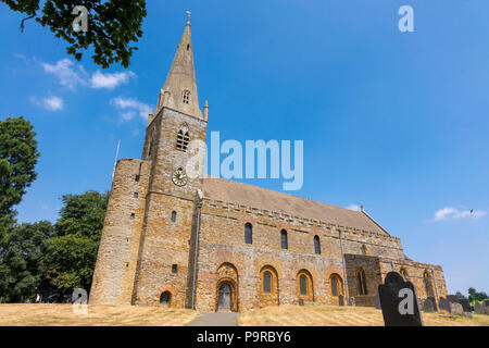 Chiesa Brixworth, Saxon Chiesa di Tutti i Santi, AD750 Foto Stock