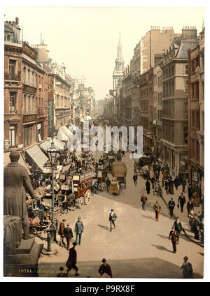 . Cheapside, Londra, Inghilterra. Forma parte del: Viste delle isole britanniche, nella stampa Photochrom collection.; stampa n. '10784'.; titolo dalla Detroit Publishing Co., catalogo J-sezione estera, Detroit, Michigan. : Detroit Publishing Company, 1905.; ulteriori informazioni circa la stampa Photochrom Collection è disponibile a http://hdl.loc.gov/loc.pnp/pp.pgz. tra il 1890 e il 1900 302 Cheapside, Londra, Inghilterra-LCCN2002696937 Foto Stock
