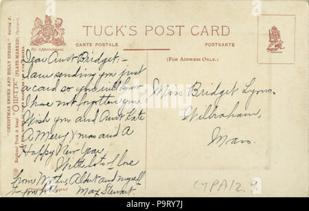 311 gli auguri di Natale. (Natale Nevica e Holly ciuffi Serie 2) (BNI 420629) Foto Stock