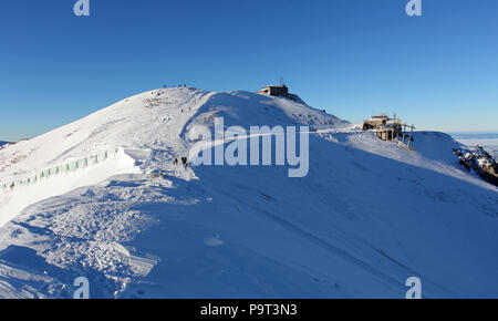 Paesaggio invernale , Kasprowy Wierch è una montagna in Western Tatra Foto Stock