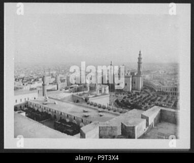 266 Il Cairo - panorama dalla cittadella - metà sinistra LCCN2004707269 Foto Stock