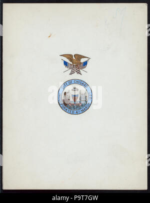 579 cena; (detenute da) CORPS CONSULAIRE DE CHICAGO; (a) "GRAND PACIFIC HOTEL (Chicago, IL);" (HOTEL;) (NYPL ADE-272314-475282) Foto Stock