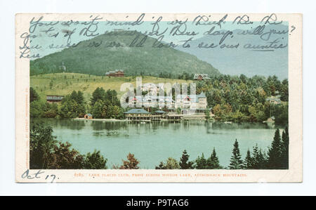 325 Club da tutto il lago, Mirror Lake, Lake Placid, N. Y (NYPL b12647398-63030) Foto Stock