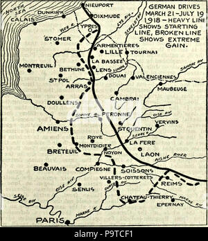 335 Collier's 1921 Guerra Mondiale - Unità tedesca Foto Stock