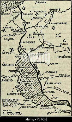 335 Collier's 1921 Guerra Mondiale - Somme zona di battaglia Foto Stock
