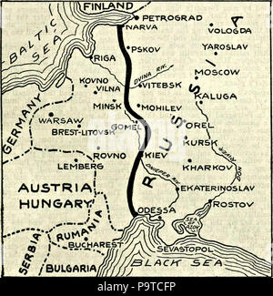 335 Collier's 1921 Guerra Mondiale - la guerra in Russia Foto Stock
