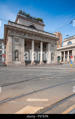 L'Italia, Lombardia, Milano, Piazza Oberdan, Porta Venezia, Venezia City Gate di Rodolfo Vantini Foto Stock