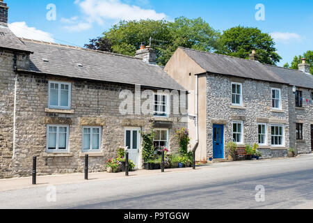 Il Peak District villaggio di Tideswell nel Derbyshire, Regno Unito Foto Stock