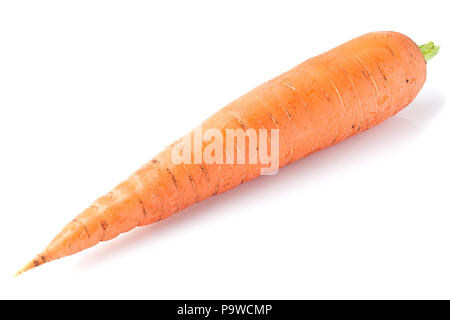 Carote fresche, percorso di clipping, isolato su sfondo bianco Foto stock -  Alamy