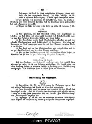 430 Deutsches Reichsgesetzblatt 1909 003 0107 Foto Stock