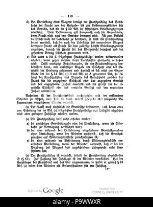 430 Deutsches Reichsgesetzblatt 1909 003 0119 Foto Stock