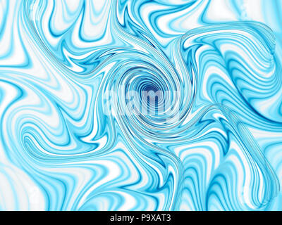 Abstract sfondo a spirale - generati digitalmente immagine Foto Stock