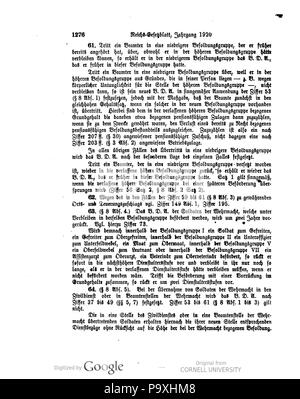 505 Deutsches Reichsgesetzblatt 1920 138 1276 Foto Stock