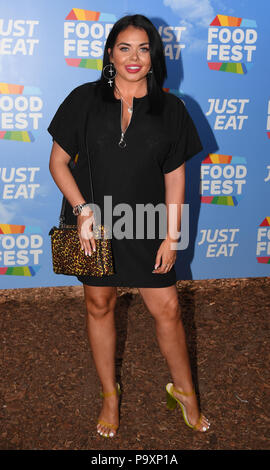 Scarlett Moffatt assiste il solo mangiare cibo Fest VIP lanciare la notte a ultimi giorni di Shoreditch, Londra. Foto di associazione. Picture Data: giovedì 19 luglio, 2018. Foto di credito dovrebbe leggere: Victoria Jones/filo PA Foto Stock