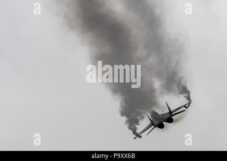 Il Mikoyan-Gurevich MiG-35 jet da combattimento al MAKS-2009 Airshow internazionale vicino Zhukovsky, Russia. Foto Stock