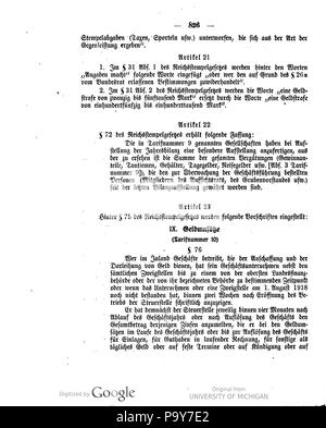 482 Deutsches Reichsgesetzblatt 1918 096 0826 Foto Stock