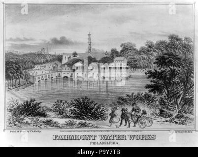 637 Fairmount opere d'acqua- Philadelphia LCCN2003662863 Foto Stock