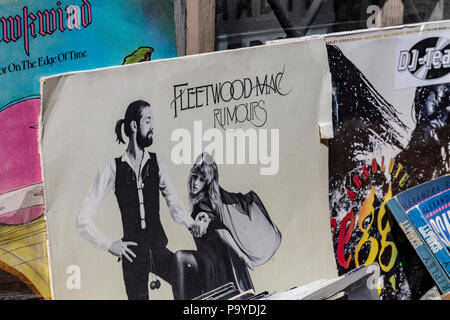 Fleetwood Mac disco in strada di Tallin, Estonia Foto Stock