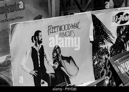 Fleetwood Mac disco in strada di Tallin, Estonia Foto Stock