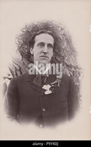 L'annata 1915 Stratford-On-Avon Fotografia di attore inglese Basil Rathbone Foto Stock