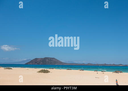 Parco Naturale delle dune di Fuerteventura Corralejo , Isole Canarie - Spagna Foto Stock