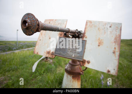 Monumento di guerra, Isola di attu, isole Aleutian, Alaska Foto Stock