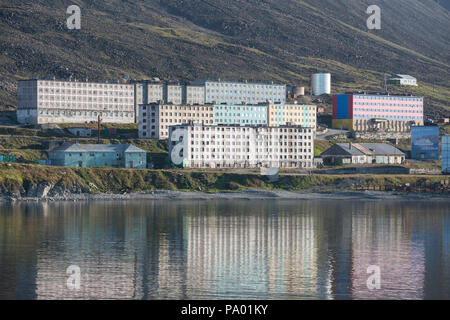 Città Provideniya, Chukotka, Russia Foto Stock