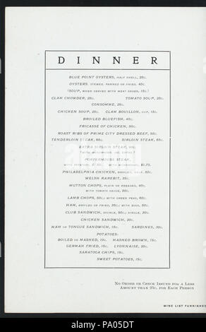 548 LA CENA (detenute da) Lehigh Valley RAILROAD (a) Diamante Nero Express (carrozza ristorante;) (NYPL ADE-274775-4000011117) Foto Stock