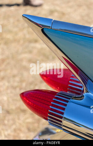 Classico 1950 Cadillac sedan deville bullet luci di coda Foto Stock
