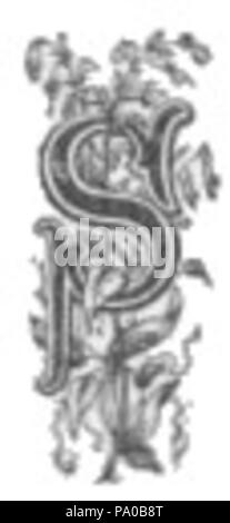 639 Fancy lettera S immagine Foto Stock